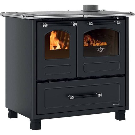 CUCINA A LEGNA 'FAMILY 4,5' 7,5 kW - colore cappuccino