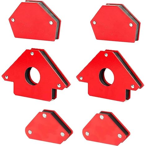 Welding Magnets, Magnetic Clip Positioner, 11.02x9.45in Heavy Duty Bracket, Portable Angle Magnet, Strong Holding Power for Soldering, Accessories, Metalworking, Fabrication