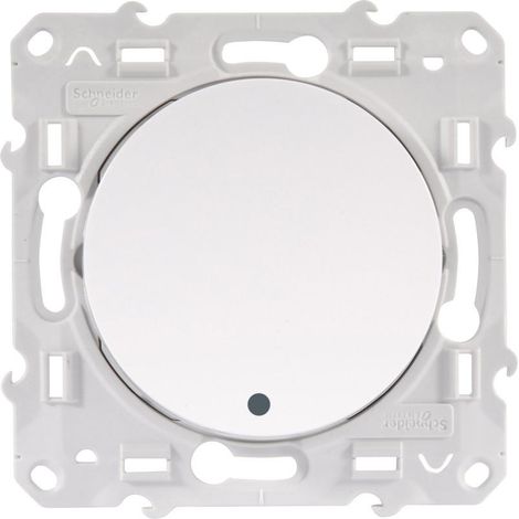 Schneider Electric ODACE Eleganter Weißer Schalter
