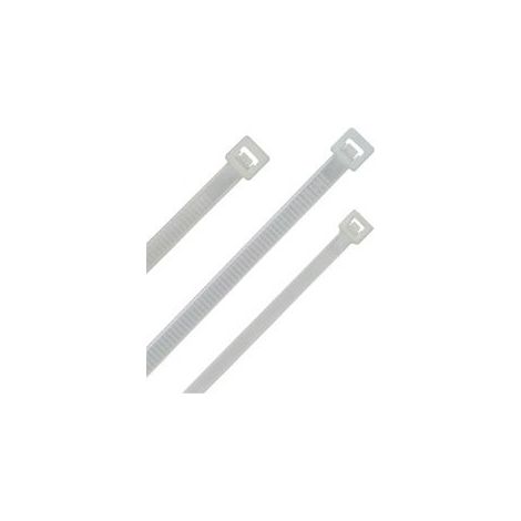 Abrazadera de cables de nylon transparente, Surtido