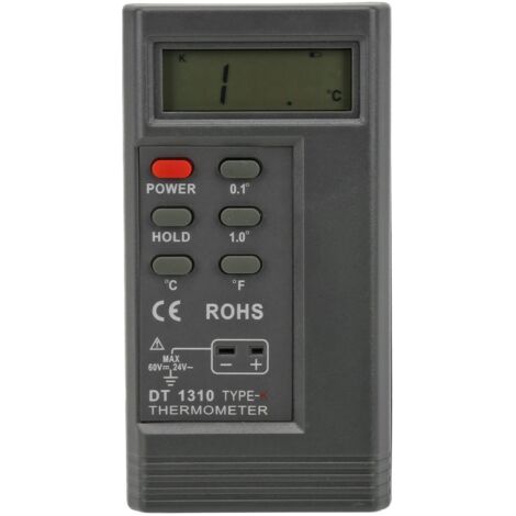 Thermocouple numérique, DT-1310 Thermomètre de température à thermocouple numérique Thermomètre numérique portable de type (1/4)