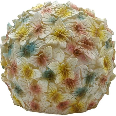 Lampe solaire en forme de globe - Décoration extérieure LED - Étanche - Pour jardin, terrasse, cour, pelouse, rue - 18,29 x 18,39 x 15,01 cm (1/5)