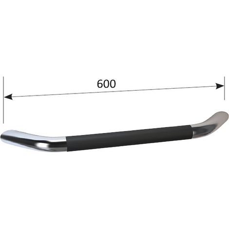 SCELTO DA DESIVERO Maniglione Agevola cm 60 cromo/gomma codice prod: DSV15992