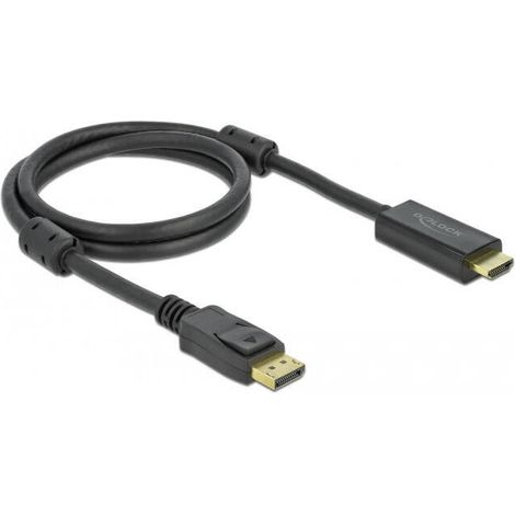 DELOCK Activación DisplayPort 1.2 a cable HDMI 4K 60Hz 1m (1/2)