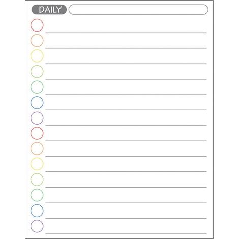 Calendrier Mural - Bloc-Notes Réutilisable - Pour Surface Lisse Miroir Vitre Armoire - 42 X 30,5 Cm - 1 Pièce (1/5)