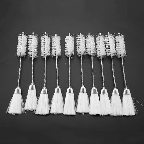 10-teiliges Set doppelseitiger Nähmaschinen-Reinigungsbürsten, Nylonbürsten, Tastatur-Reinigungsbürsten (1/5)