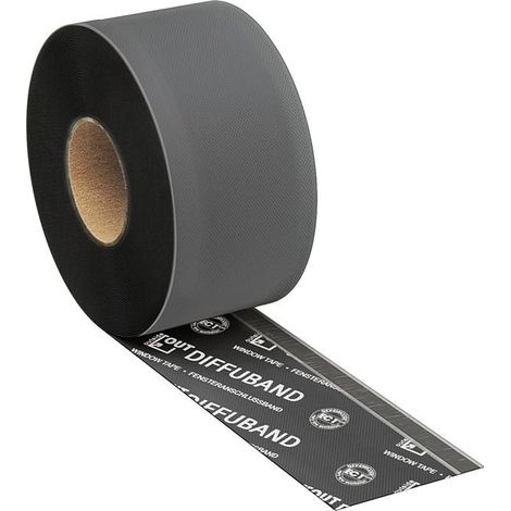 Bande isolante adhésive perméable à la vapeur DIFFUBAND SK2. Rouleau de 100 mm x 25 m (1/2)