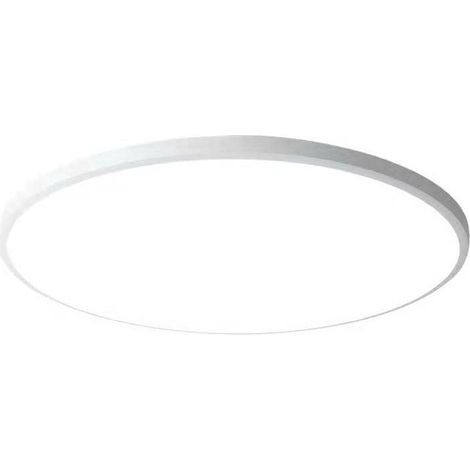 Plafonnier LED rond 80 W à intensité variable, température de couleur réglable de 3000 K à 6500 K, Ø 48 cm, blanc, triple vitrage. (1/5)