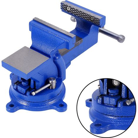 Nannigr Étau d’atelier Light Duty Mâchoire de serrage 100 mm & Enclume mm pour Contrainte légère Établi,4.5kg (1/5)