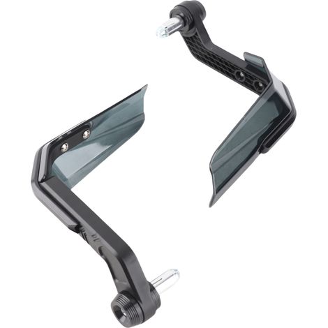 Protège-mains de pare-brise de moto, protège-mains de pare-brise en corne de bœuf modifiée, pour motos et véhicules électriques, noir (1/5)