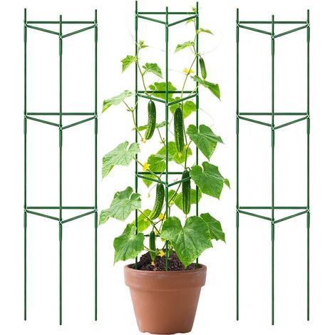 für den Garten Verstellbare Pflanzenstütze 3er Set 152cm (1/5)