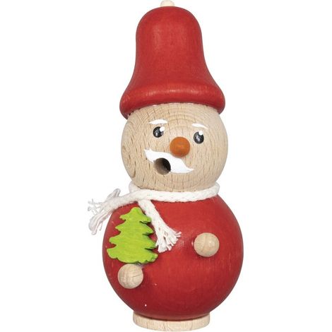 Mini-Räucherfigur Deko Holz Weihnachtsmann 8 cm Räucherfigur