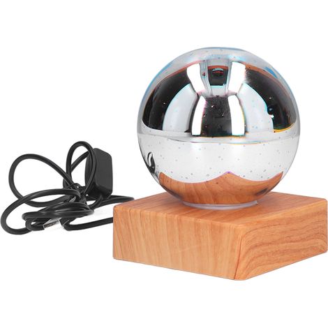 de table LED 3D effet feu d artifice boule en verre