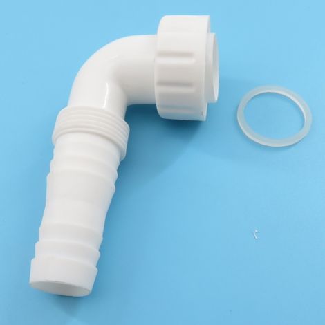 Winkelstück für Waschmaschinenspülbecken, Anschlussstück für Gemüsespülbecken, Anschlussstück mit verschiedenen Durchmessern, Zubehör für Geschirrspüler-Wasserfilter (1/5)