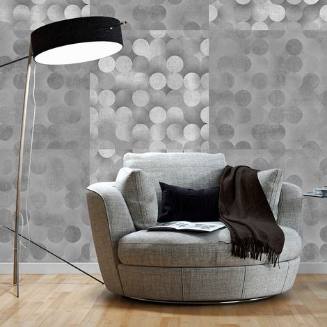 Fotomurale - Light Grey Rain - 50x1000 (1/4)