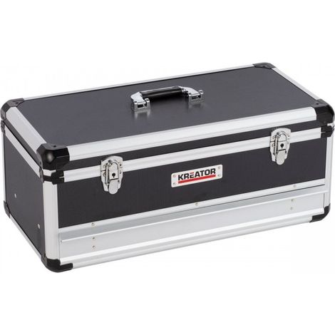 Caja de herramientas kreator krt640603b aluminio 62x30 cm con cerradura (1/5)