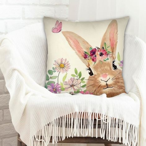 Housse de coussin pour décoration intérieure déhoussable pour petit ami, mari, fiançailles couples (1/5)