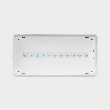 Sortie de secours lumineuse IP65 ECO LED 3W 1h blanc monofonction ETE/3W/E/1/SE/