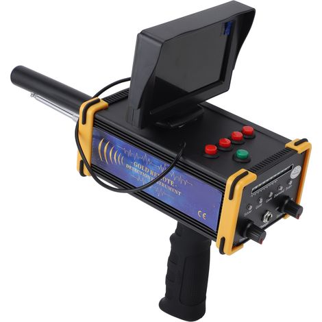 Détecteur de métaux de profondeur 20 m avec écran de recherche, portée 1200 m, pour la détection de trésors en profondeur (or, argent, cuivre) et les inspections de sécurité. Compatible avec les prise (1/5)