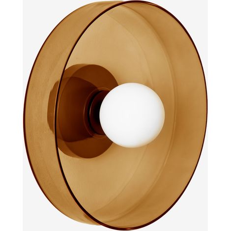 SKLUM Jaxal Wandleuchte Geräuchertes Braun Ø35 cm