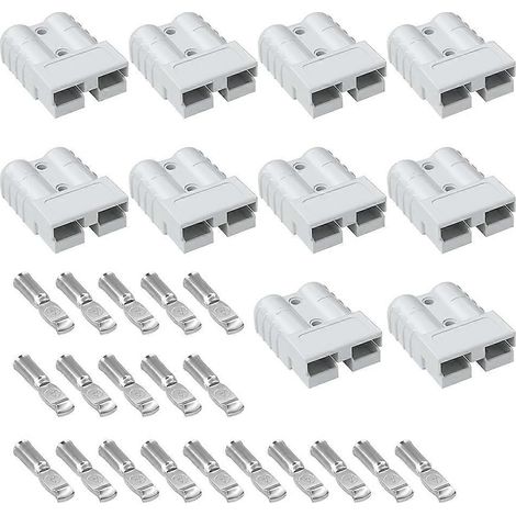 50-A-Schnellbatterieanschluss, 10er-Packung 6-12 AWG 600-V-Stecker für Autos (1/5)