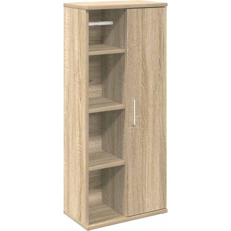 Meuble de salle de bain,Armoire de bain avec porte-rouleau chêne sonoma CFW168856 (1/5)