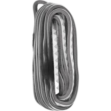 Selbstklebendes Dichtungsband für Fenster und Türen, schalldämmend, winddicht, staubdicht, grau, 9 x 9 mm (1/5)