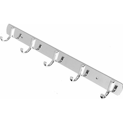 Wall Hook Towel Rack Coat Hanger Hat 5 Hook WASHING (1/5)