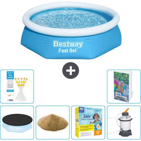 Bestway Bestway Fast Set Ronde - 244x61 cm - 7-pièces S170 (1/5)