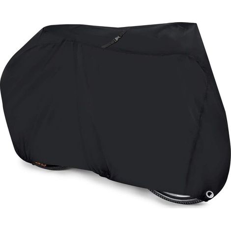Housse De Velo - Nylon 190T Impermeable Et Anti-uV 40+ - Protection Pluie Poussiere Vent Soleil - Pour Vtt Et Velo De Route - 1 Piece (1/5)