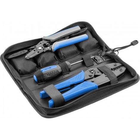 Hogert Technik HT1P177 Kit Pince à Sertir Ergonomique