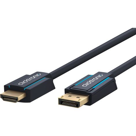 ClickTronic 44927 cable HDMI 10 m DisplayPort HDMI tipo A (Estándar) Negro