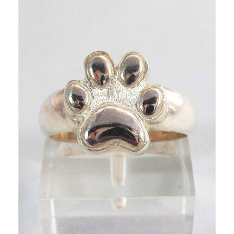 Mittelgroßer runder Orma-Ring aus 925er Silber