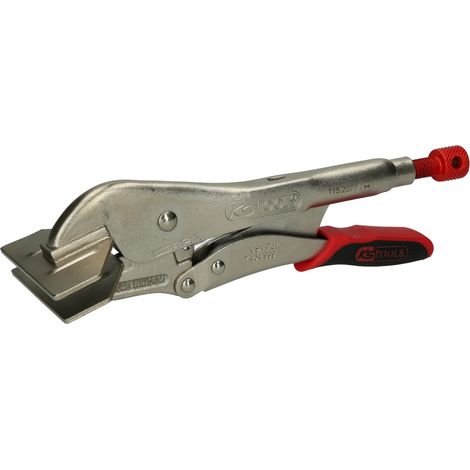KS Tools Breitmaul-Flachbacken-Gripzange mit Easy-Release, 250 mm (1/5)