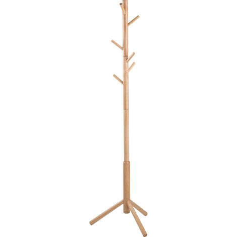 Porte-manteaux en bois H176cm - Bois clair - Hooky (1/5)