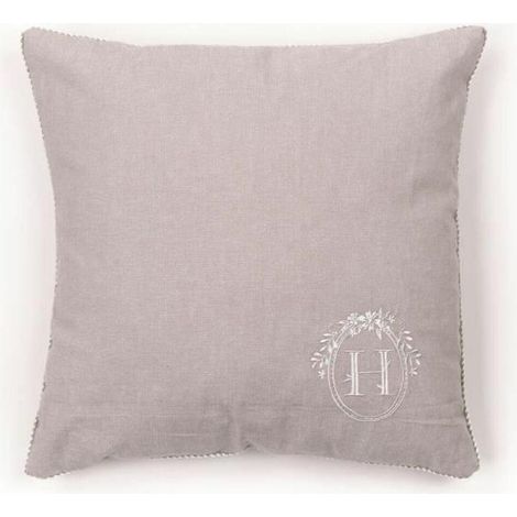 Today Charme Kissen 40x40 cm aus bestickter Baumwolle, abnehmbar