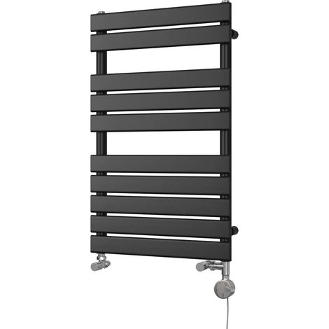 Typhoon - Black Dual Fuel Towel Rail H816mm x W500mm Thermostatic (1/3)