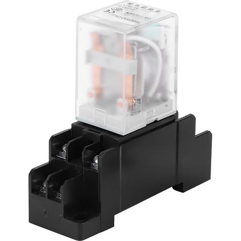 Relais électromagnétique intermédiaire HH52P (MY2NJ) avec socle, 220 V CA / 24 V CC (1/5)