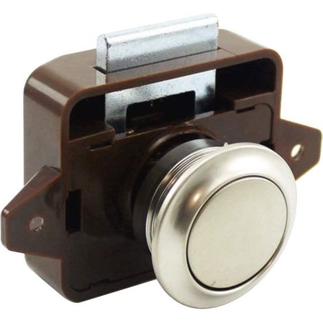 Bouton-poussoir de verrouillage pour porte de tiroir de placard de camping-car (1/4)
