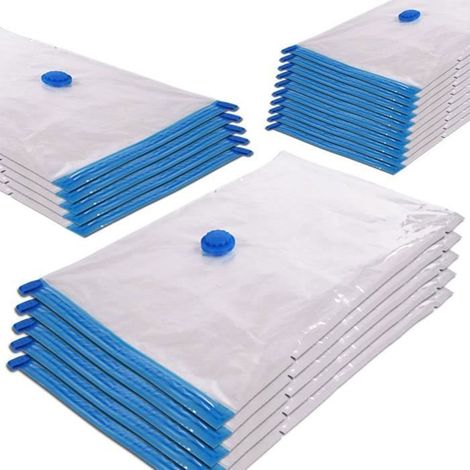 Lot de 20 Sacs de Rangement Sous Vide - Economie d\'espace - PET + PA - Transparent-Ywey (1/4)