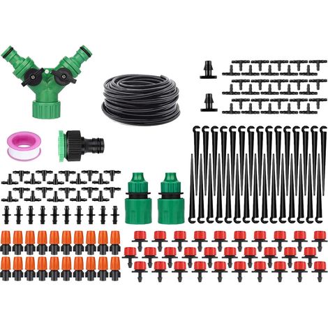 Kit de systme dirrigation kit dirrigation goutte goutte programmateur de jardin (1/5)