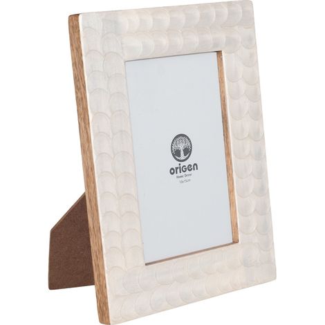 Cornice portafoto in legno grezzo dal design elegante