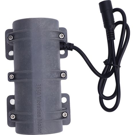 Moteur de Vibration 3650 tr/min, Double roue excentrique, brosse en carbone vibrant pour lit électrique, système d'avertissement de voiture, DC24V, 3800 (1/5)