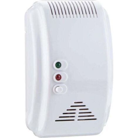 Détecteur de gaz, gaz naturel, détecteur de fuites de gaz, détecteur de gaz butane-méthane-propane, alarme lumineuse clignotante, alarme de gaz à brancher pour la cuisine - 1 unité FLITI (1/4)