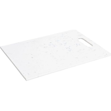 Schneidebrett aus Kunststoff, 32 x 22 cm, weiß