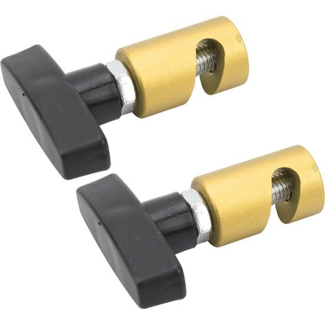 2 pinces de support de capot, outil 2-en-1 pour vérin et étrier de bougie, jaune, pour capot et hayon de voiture (1/5)