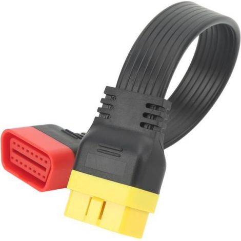 1 Câble extension OBD, Connecteur 16 broches, ABS résistant, Outil diagnostic voiture (1/4)
