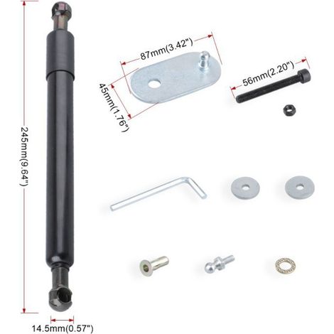 Applicable to Dodge tailgate shock absorbers - F150 Ram 1500/2500/3500 rear tailgate tilt-down damper (1/4)