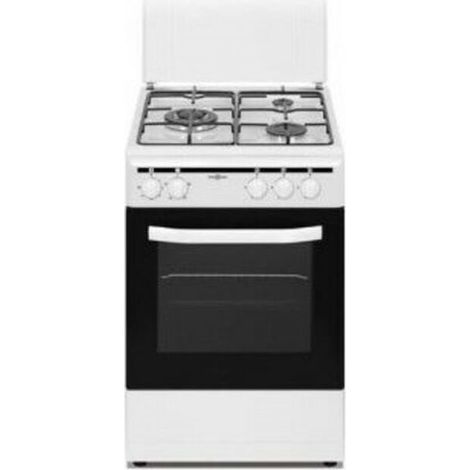 Cucina a Gas Vitrokitchen CB5535BBE BUT Bianco Misto (50 x 55 cm)