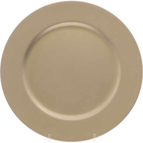 Sottopiatto natalizio 33 cm oro